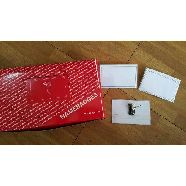 

Baru LIMITED Name Badges Tag nama jepit merk MULTI Termurah