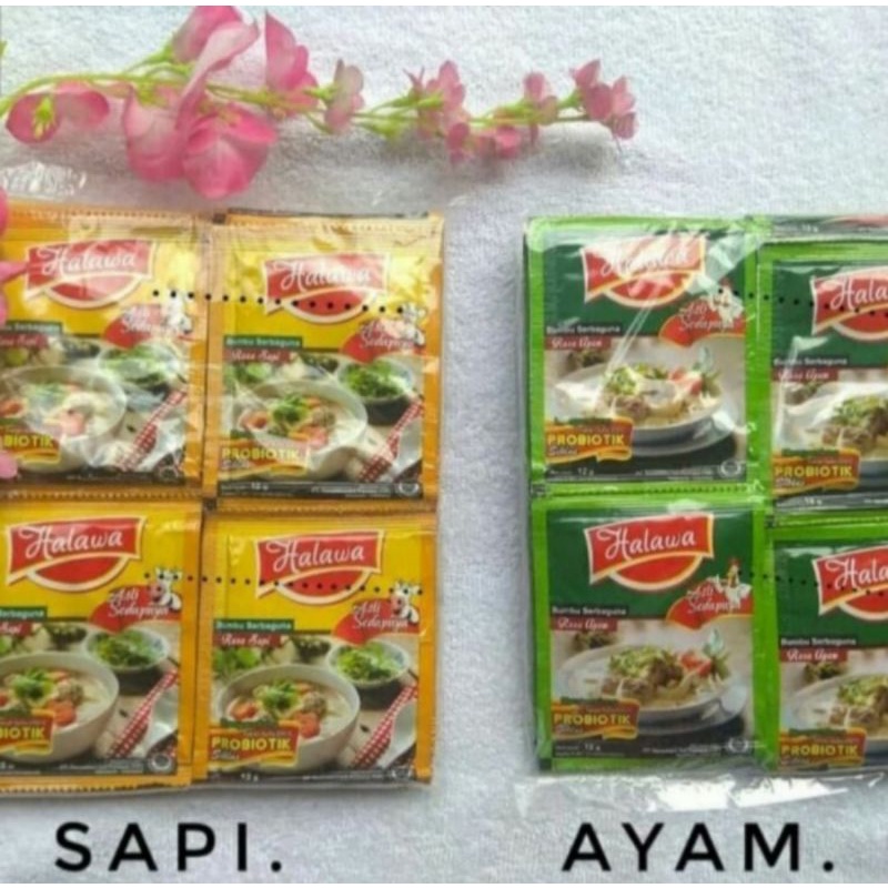 

Bumbi Dapur Halawa Ayam Dan Sapi | Bumbu Non MSG | Bumbu Masak Organik