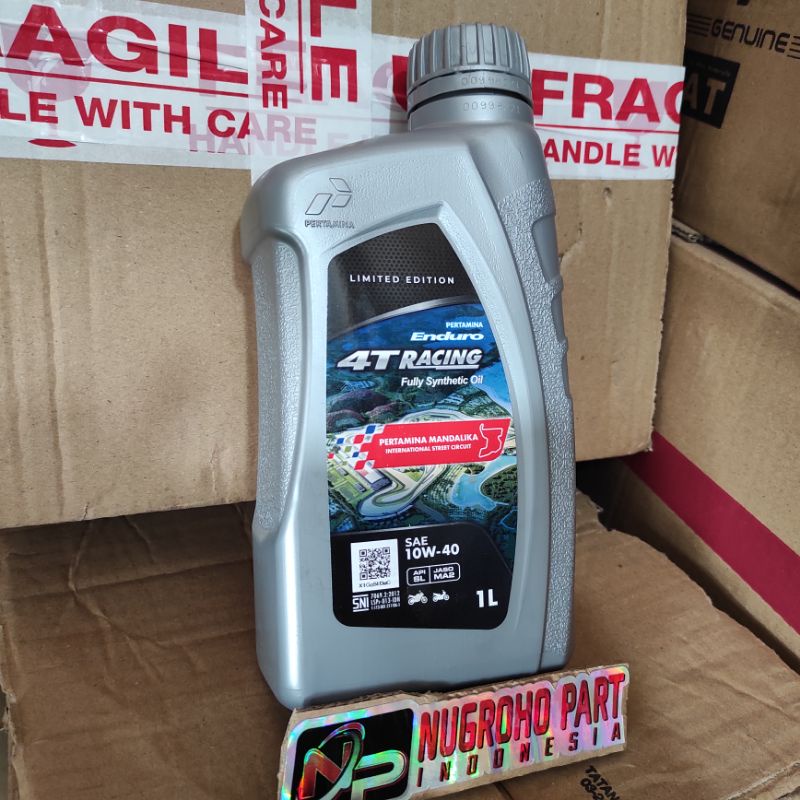 Oli Pertamina Enduro Racing 4T SAE 10W-40 1liter Original Asli