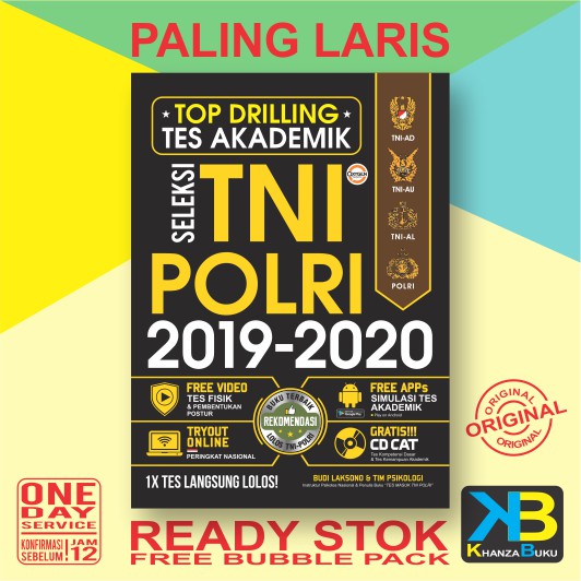 Buku Tni Polri Terbaik Top Drilling Tes Akademik Seleksi Tni Polri 2019 2020 Rekomendasi Terbaik Shopee Indonesia