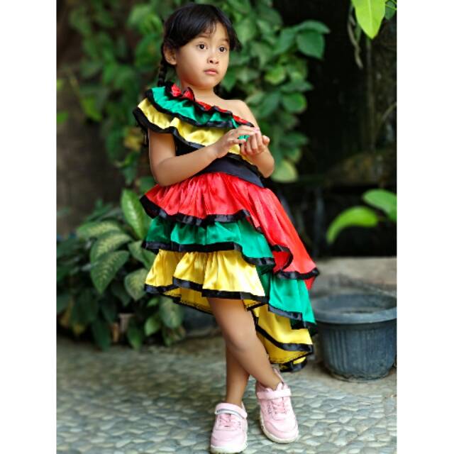 Baju Spanyol anak/kostum Spanyol anak /baju karnaval