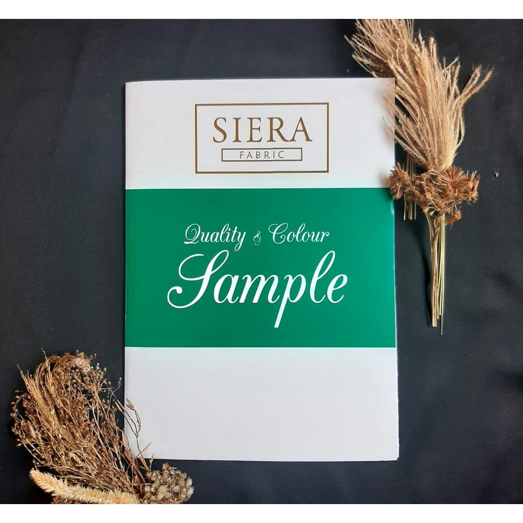 Buku Sampel Kain / Buku Katalog Warna Kain Siera Fabric