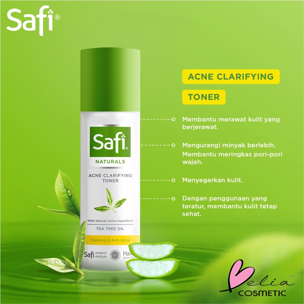 ❤ BELIA ❤ SAFI Naturals Tea Tree Oil Acne Cleanser Acne Toner Anti Acne Cream Natural 20 45 50 100