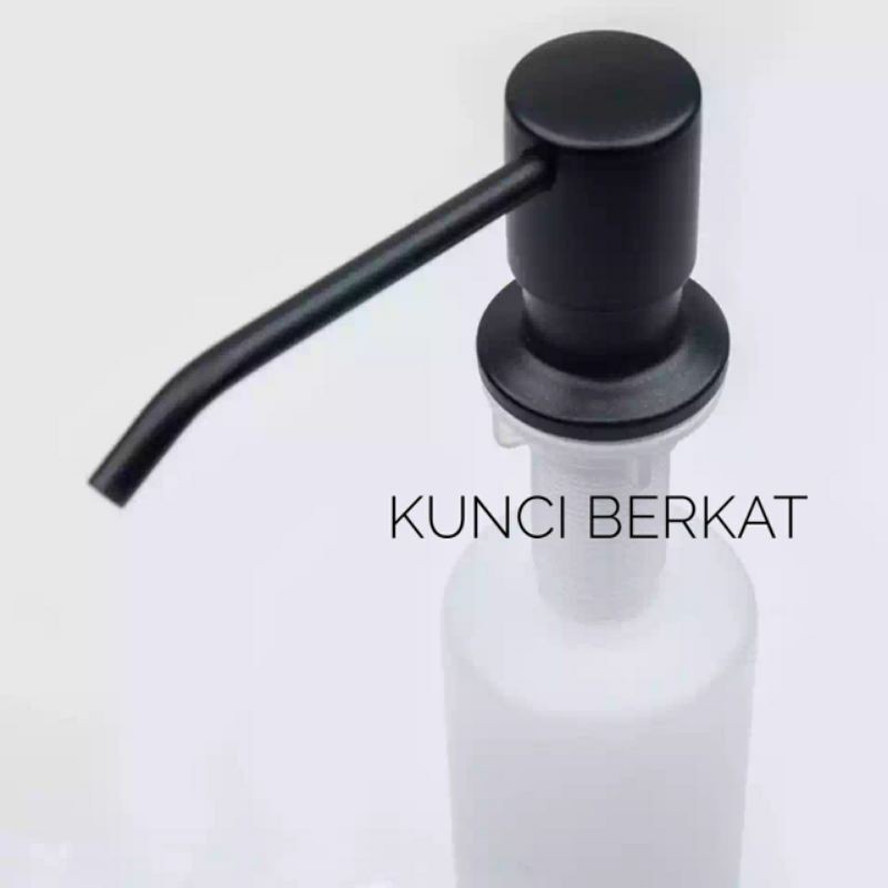 Hand soap kitchen sink black/Tempat sabun cair hitam