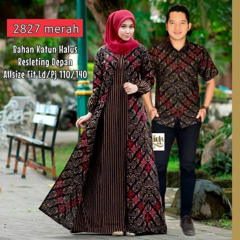 COUPLE GAMIS BATIK CARDY SONGKET NEW BEST SELLER