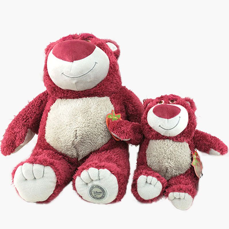 Mainan Boneka Stuffed Plush Karakter Film Pixar Toy Story 4 Lotso Huggin Bear 35cm Untuk Hadiah Anak