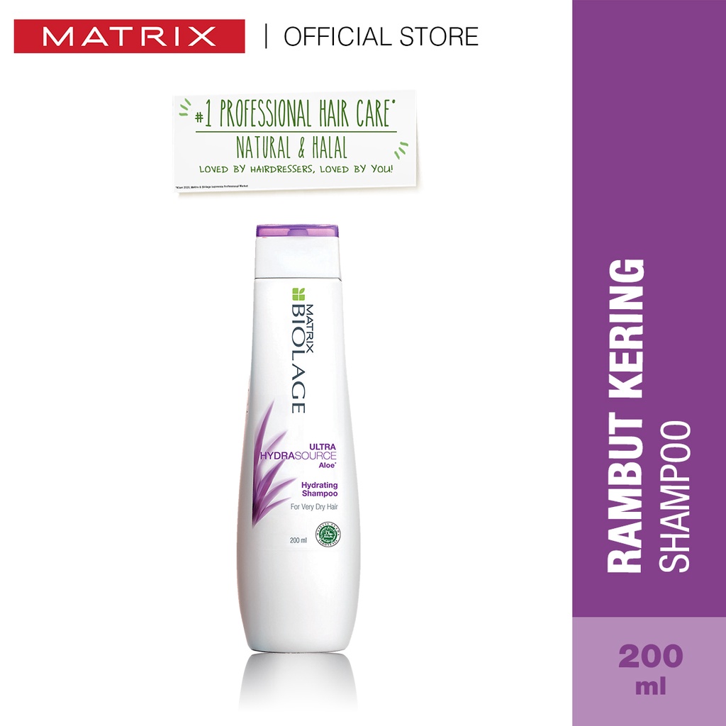 MATRIX Biolage Ultra Hydrasource Shampoo - Shampo Pelembab Perawatan Penghalus Rambut Kering 200 ml