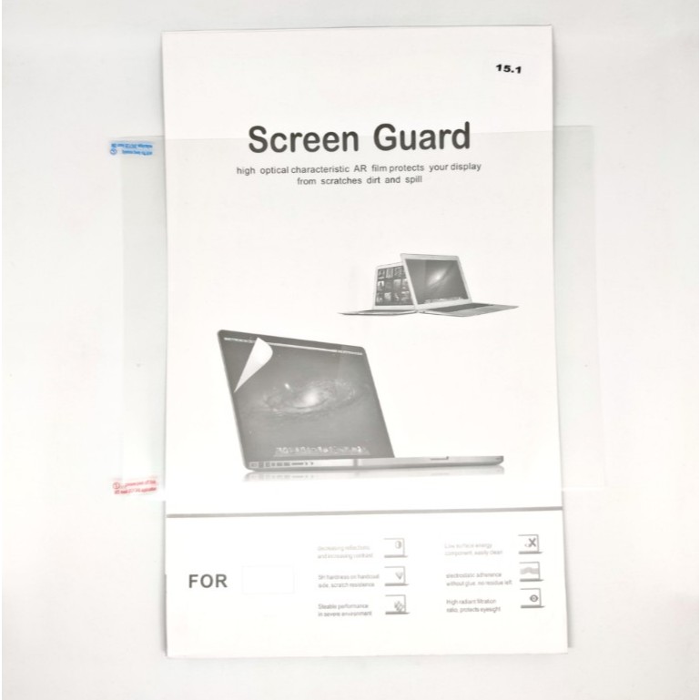 SKU-1155 SCREEN PROTECTOR 15.1 INCH 304x229 MM SCREEN GUARD ANTI GORES