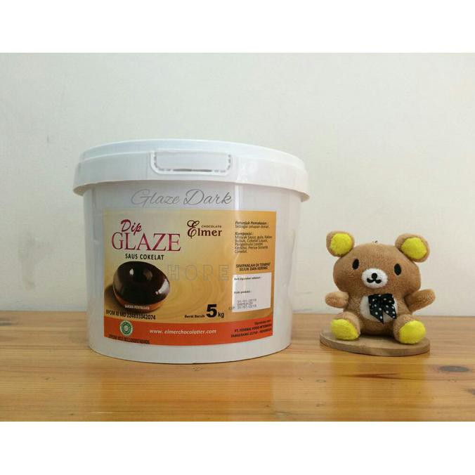 

Jual Elmer Dip Glaze Chocolate - Dark 5Kg ( New ) - Dark Chocolate Coklat