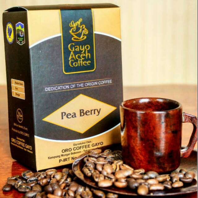 

Kopi Gayo PEA BERRY isi 250 gr (100% Pure Coffee) Tersedia Kemasan Bubuk & Biji