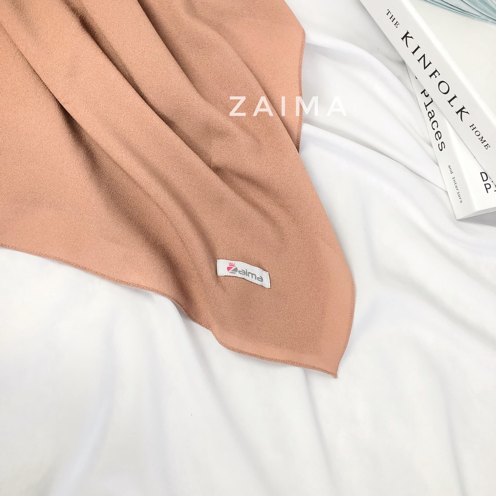 Pashmina Diamond Besar 75 x 200 Jumbo Lebar Syar'i Menutup Dada-Bronze