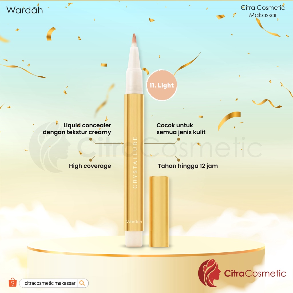 Wardah Crystallure Precious All Day Corrective Concealer