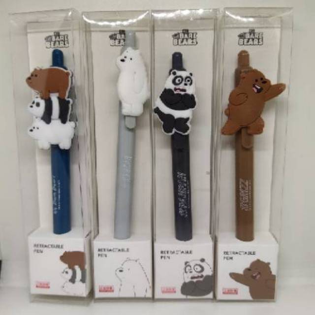 

Miniso We Bare Bears Retractable Gel Pen