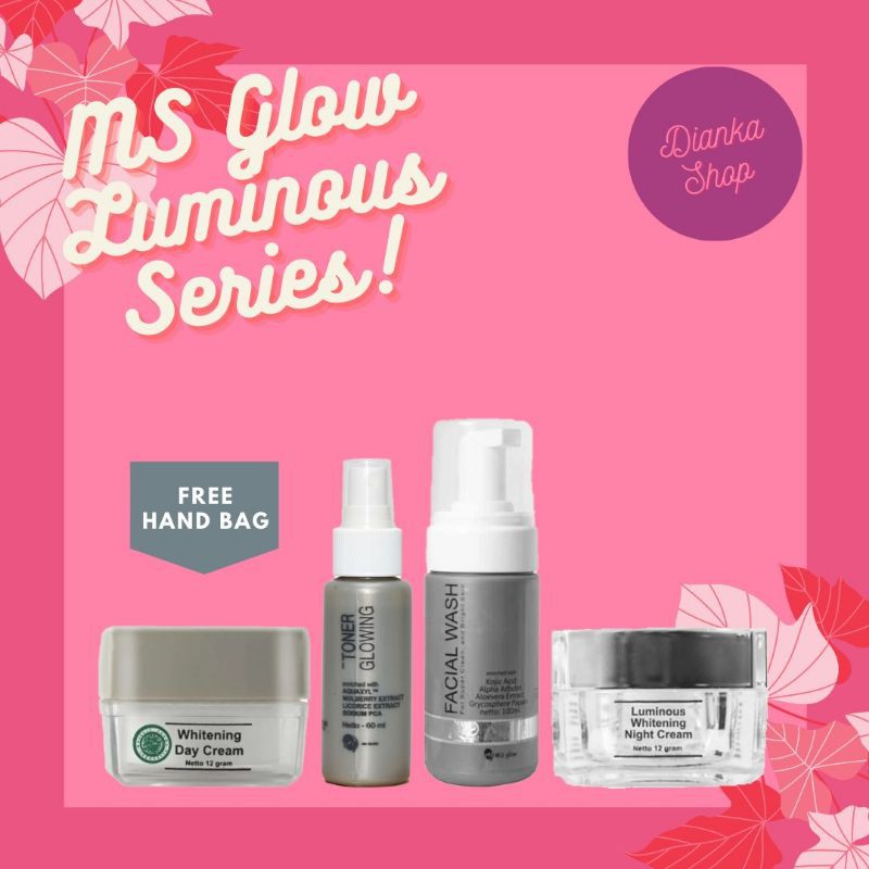 Paket Luminous MS GLOW ( Solisi Flek hitam wajah)