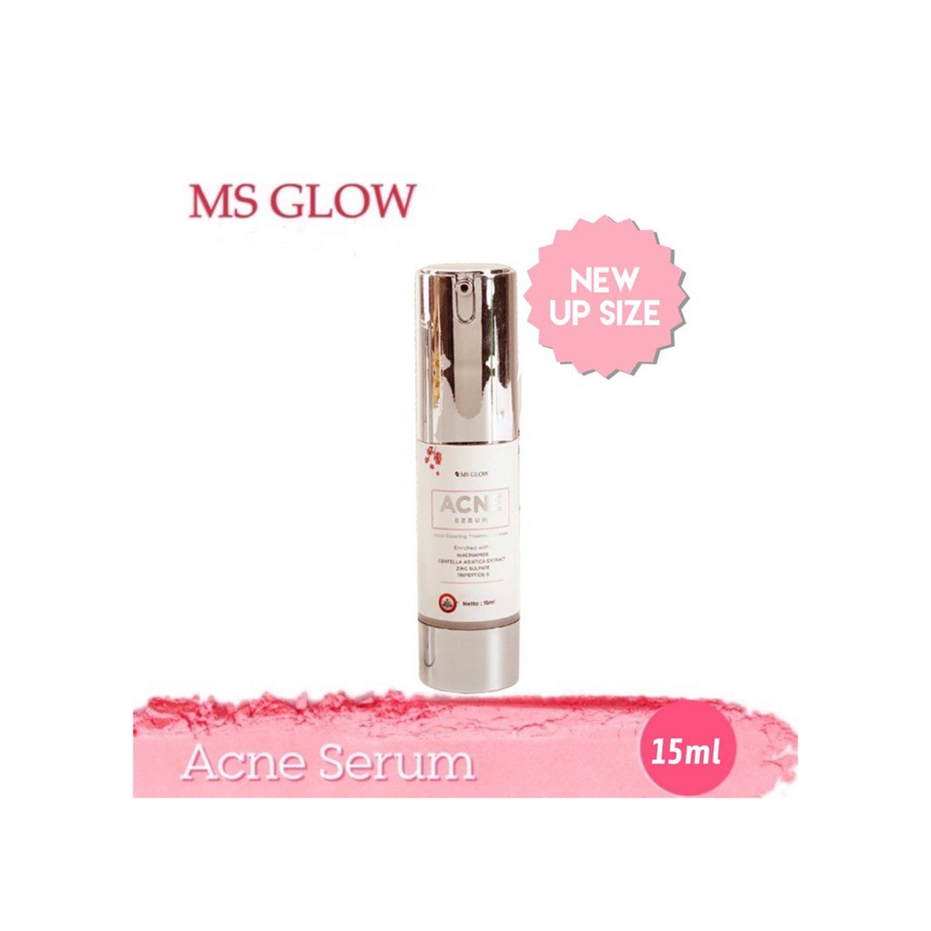 MS GLOW FACE SERUM ACNE 15ML / SERUM WAJAH ACNE - BPOM