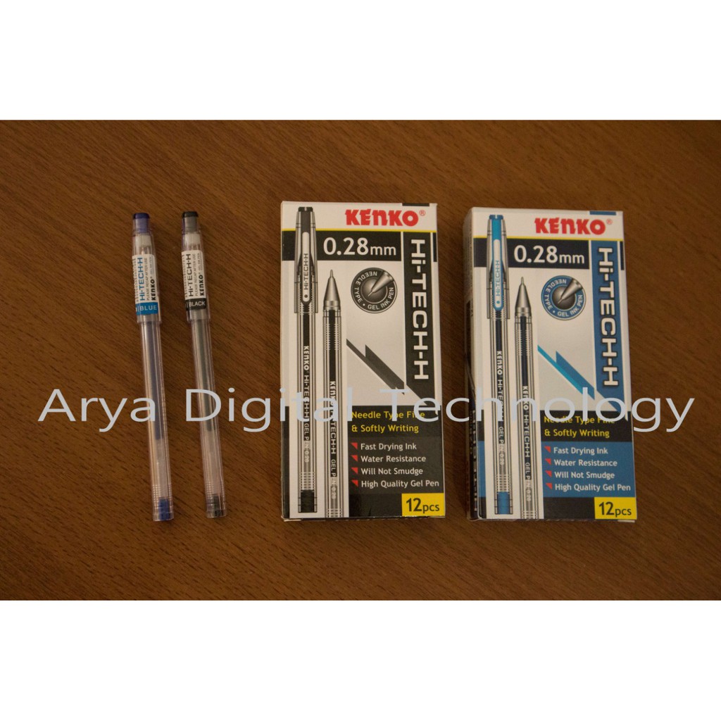 

Pulpen Hi Tech 0.28mm Gel Pen Kenko Bolpen Pena Balpen Murah Bagus ORI