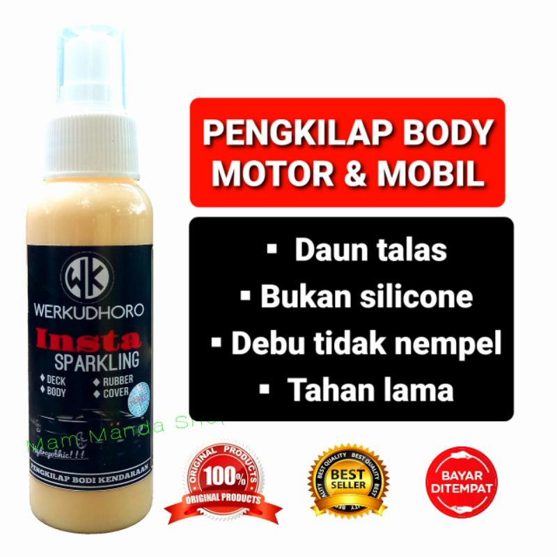 [Paket 3 terbaik] Pengkilap Body Motor &amp; Mobil / Pengkilap Ban / Penghitam Permanen / Poles Motor Mobil / Semirban / Trim Restore / Coating