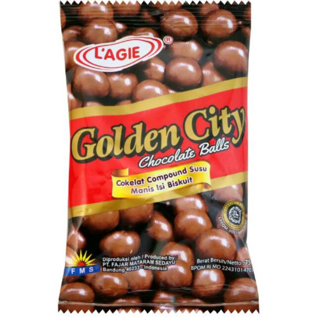 

Biskuit Lagie COKLAT Golden City 75 gram