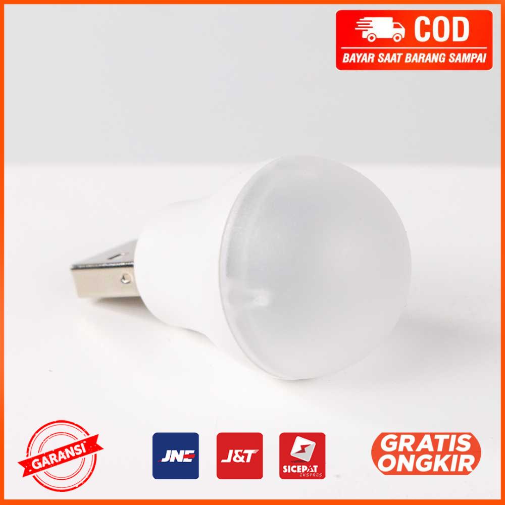 Lampu Bohlam LED USB Portable Light Cool White