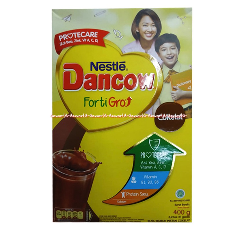 Dancow Enriched Putih Coklat Fortigro 400gr Nestle Susu Dancow Instant Cokelat Bubuk Putih Fortigrow