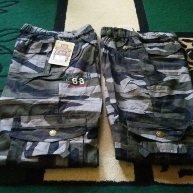  Celana  Panjang  katun Cargo Anak Motif  Army  1 2 3 4 