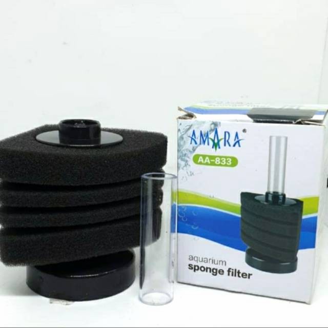 Amara AA-833 / Aquarium Sponge Filter Amara AA 833 Biofoam Amara