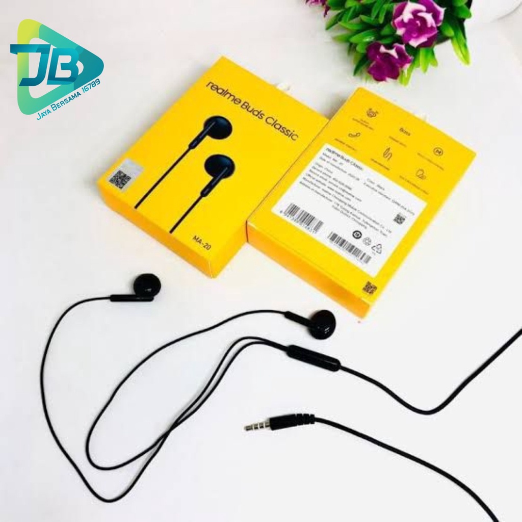 BM061 Headset Hf earphone realme BUDS Classic ORIGINAL SUPERBASS realme 5 C20 C21y c25 C2 C3 C11 JB4863