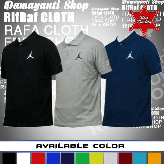 kaos kerah nike air jordan/polo shirt