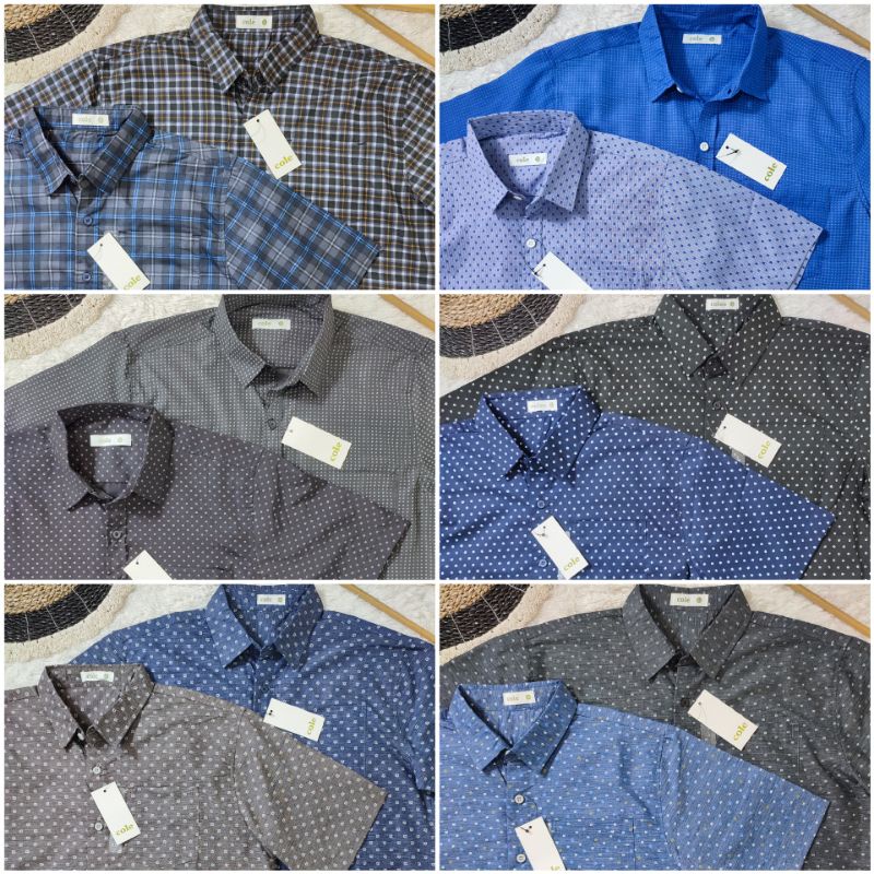 KEMEJA PENDEK COLE HEM PRIA BRAND MATAHARI MURAH ORIGINAL