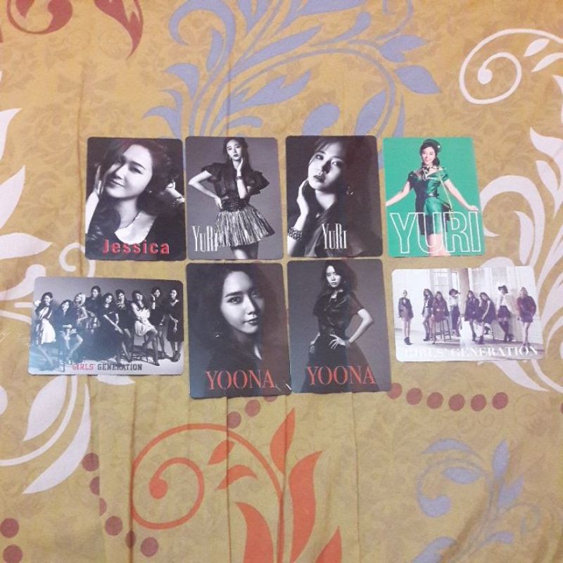 [RARE] Photocard SNSD 3rd Japan Tour (Yoona, Yuri, Jessica & Group)