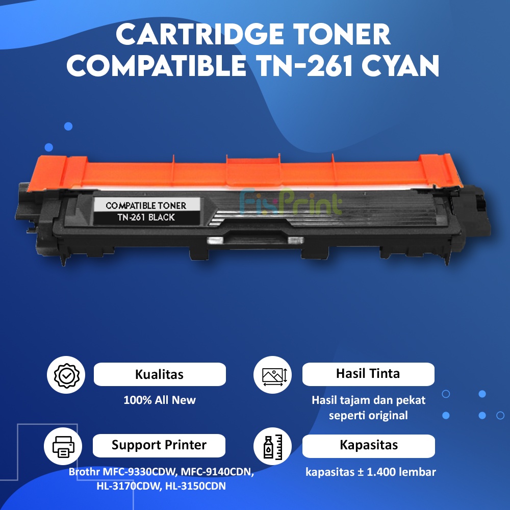 Cartridge Toner Compatible TN 261 TN261 Ink Brother HL-3150CDN 3170CDW