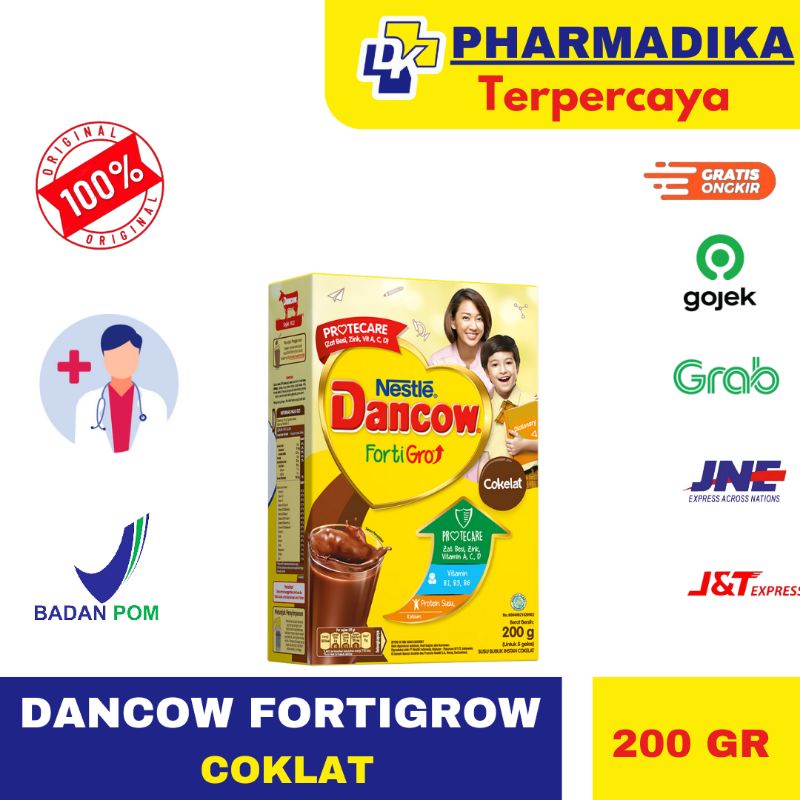 

DANCOW FORTIGROW COKLAT 200 GR (tanyakan stok terlebih dahulu)