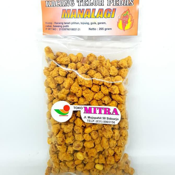 

Ready Oke] Manalagi Kacang Telor Pedas 265Gr