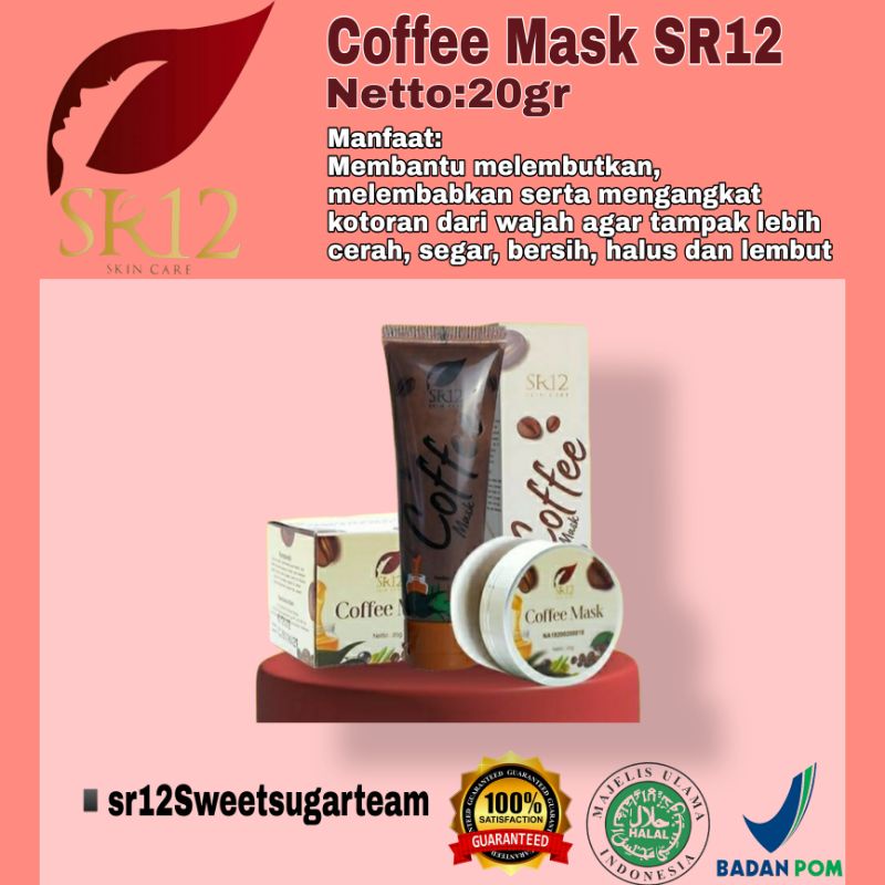 COFFEE MASK SR12 PEELING MASK/MASKER PEELING KOMEDO