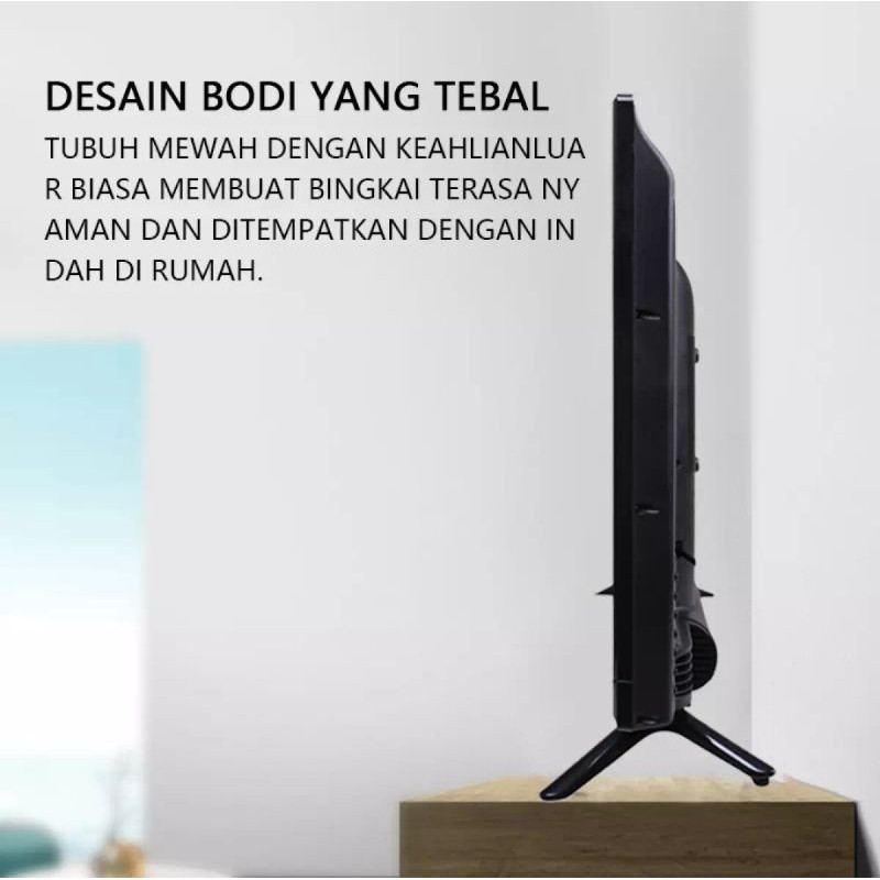 [BIG SALE] TV DIGITAL LED 24 INCH DVB-T2 FULL HD 1080P SUPPORT USB HDMI VGA VA GARANSI 5TAHUN LAYAR TIPIS