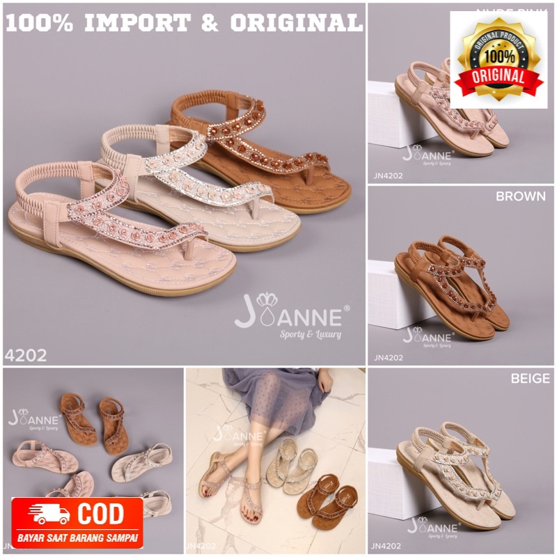 [ORIGINAL] JOANNE Sandals Shoes Sepatu Wanita #JN4202