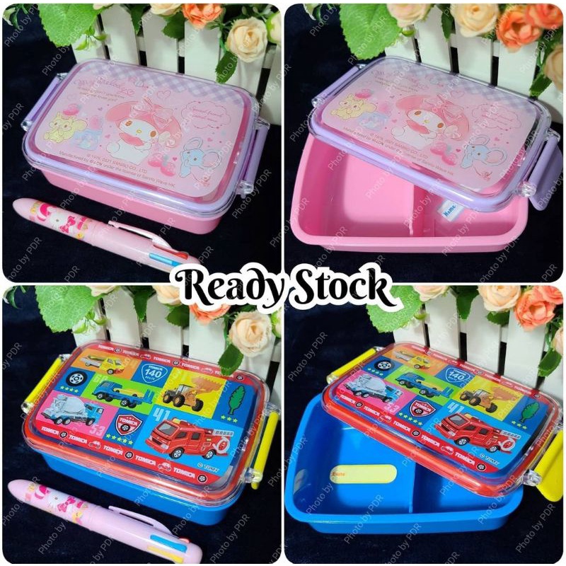 Plastic Snack Box Kotak Snack Plastik 450ml My Melody Tomica