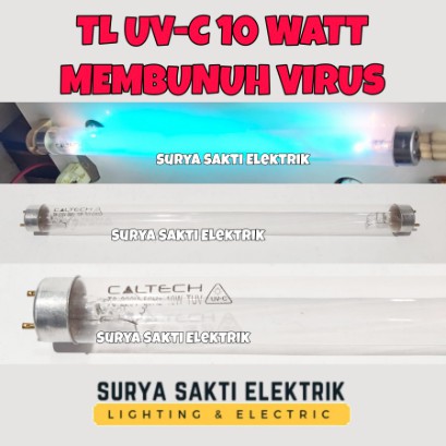 LAMPU TL T8 UVC GERMICIDAL 10 WATT UVC MEMBUNUH VIRUS