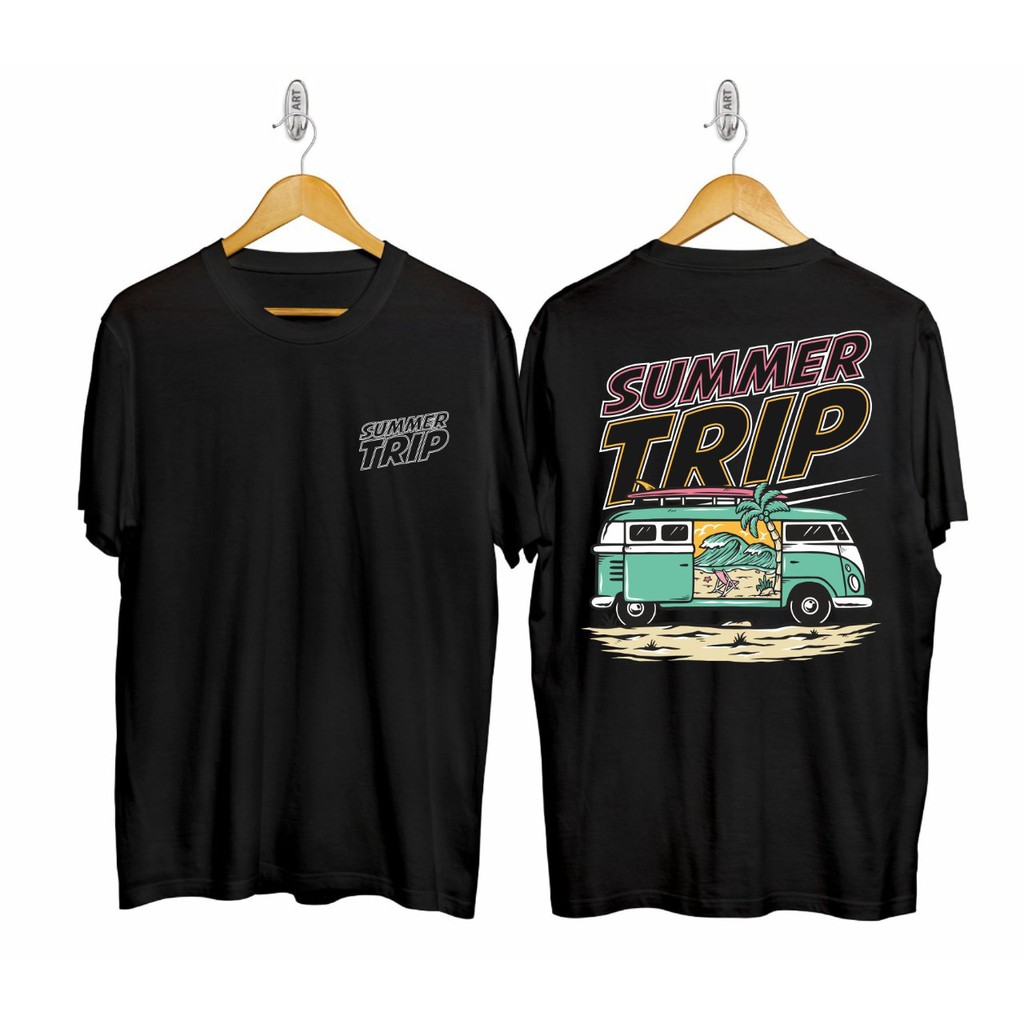 Kaos murah Kaos distro murah baju  distro pria t-shirt murah combed30s SUMMER TRIP