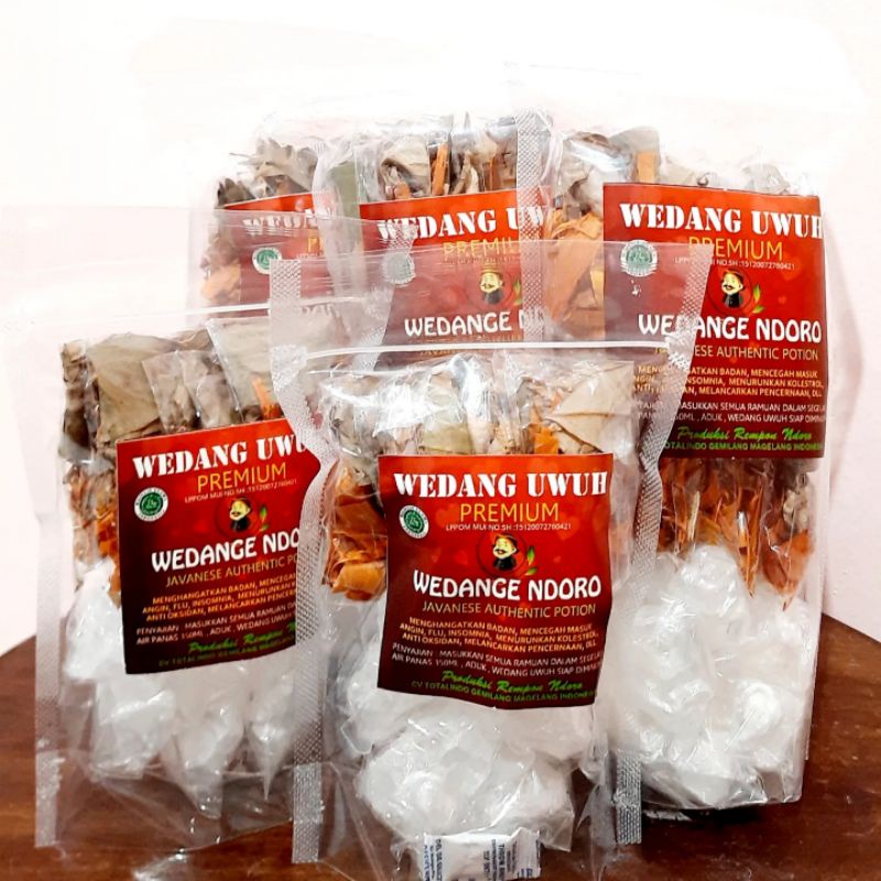 

Wedang Uwuh Premium by Wedange Ndoro Pouch isi 10 pcs