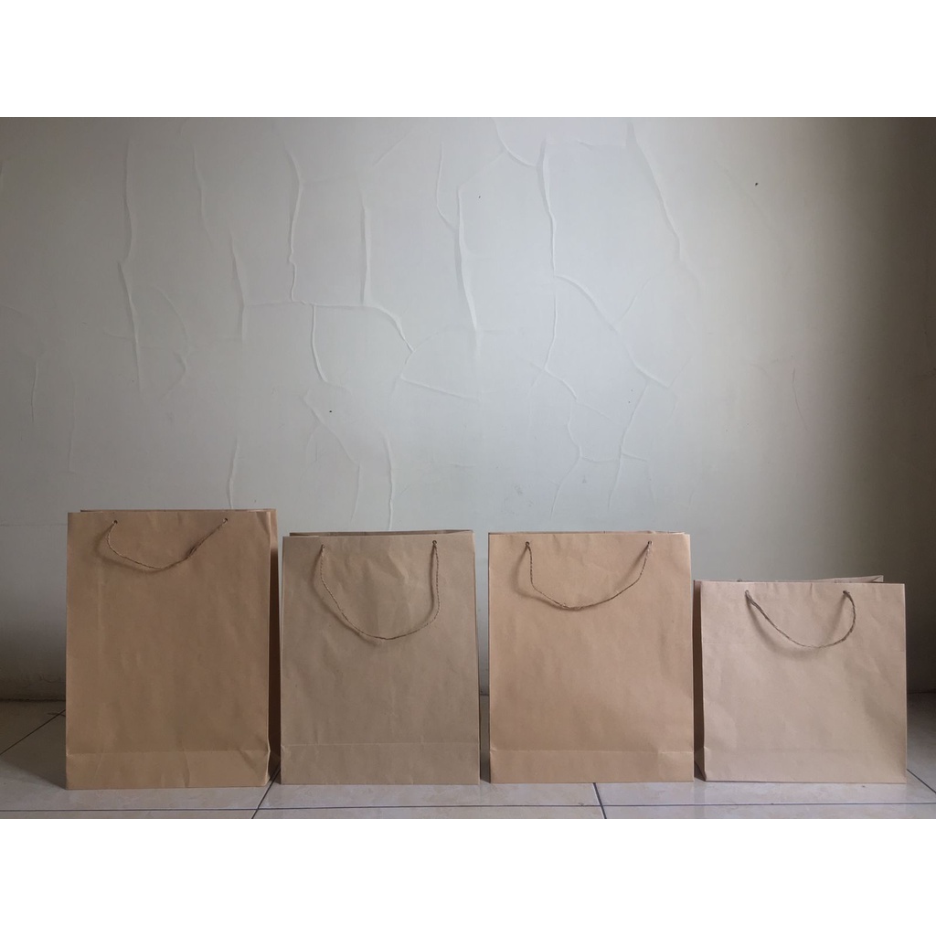 

Paperbag coklat polos murah / paperbag murah / paperbag makanan roti kue / paperbag malang