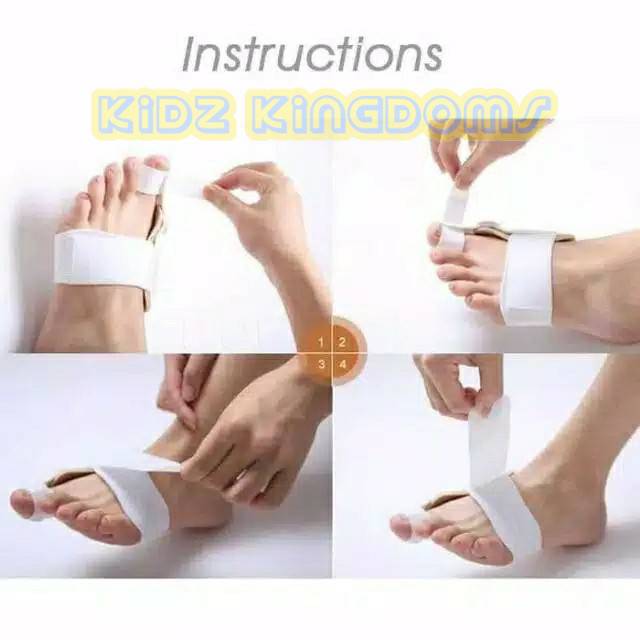 Pelindung Jari Kaki Bunion - Corrector Separator Hallux Valgus Big Toe