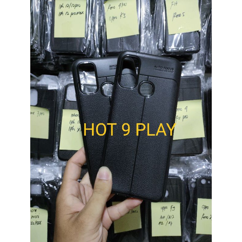 Case Silicon Auto Focus Infinix Hot 9 play SoftCase Kulit