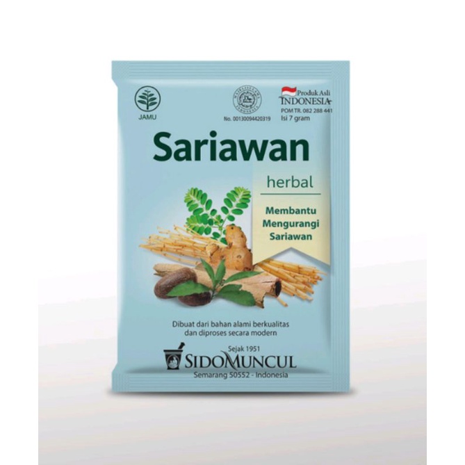 

Sariawan Sidomuncul Jamu 1 pak isi 10 pcs