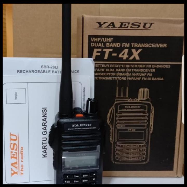Ht Yaesu Ft-4X Dual Band Ori Garansi Yaesu Ft 4X Dualband Yaesu 4X