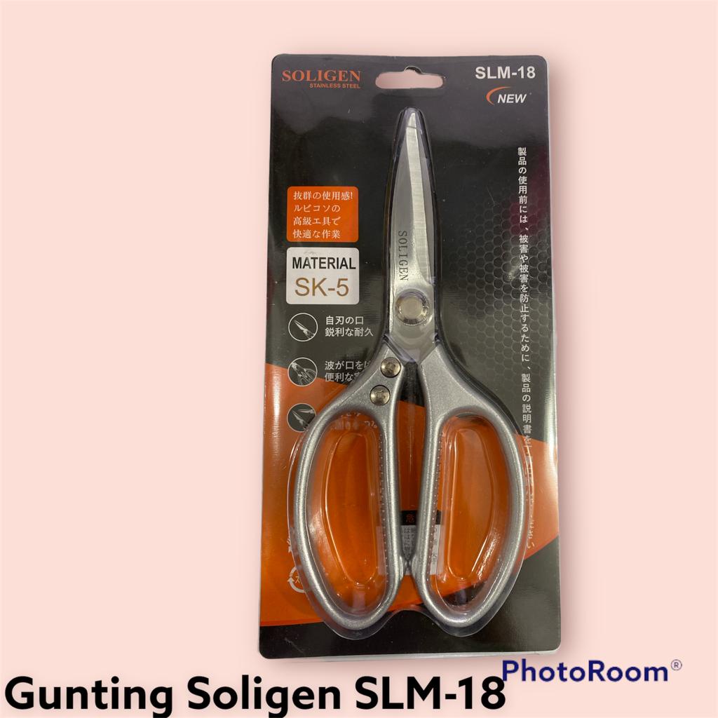 

Gunting Soligen SLM 18 Kualitas Premium Bahan Baja SK-5