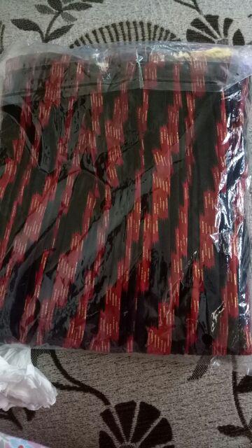 Rok Prisket Parang Bambu Coklat Merah Birel