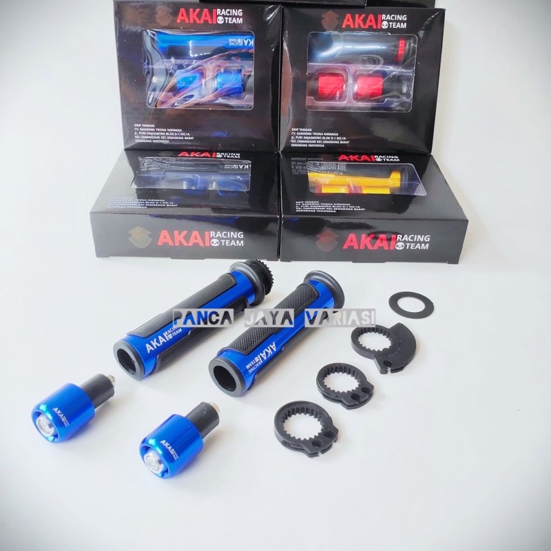 Handgrip Motor Variasi Akai Racing + Gas Kit Premium Original Universal Semua Motor