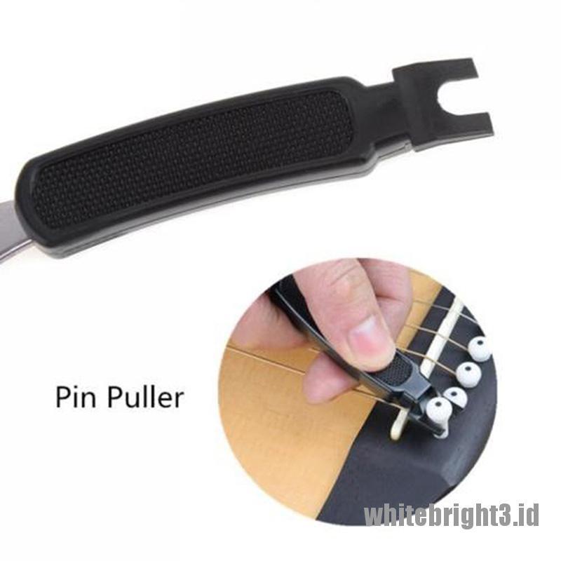 3 in 1 Alat Winder Pemotong Senar Penarik Pin Untuk Gitar Banjo