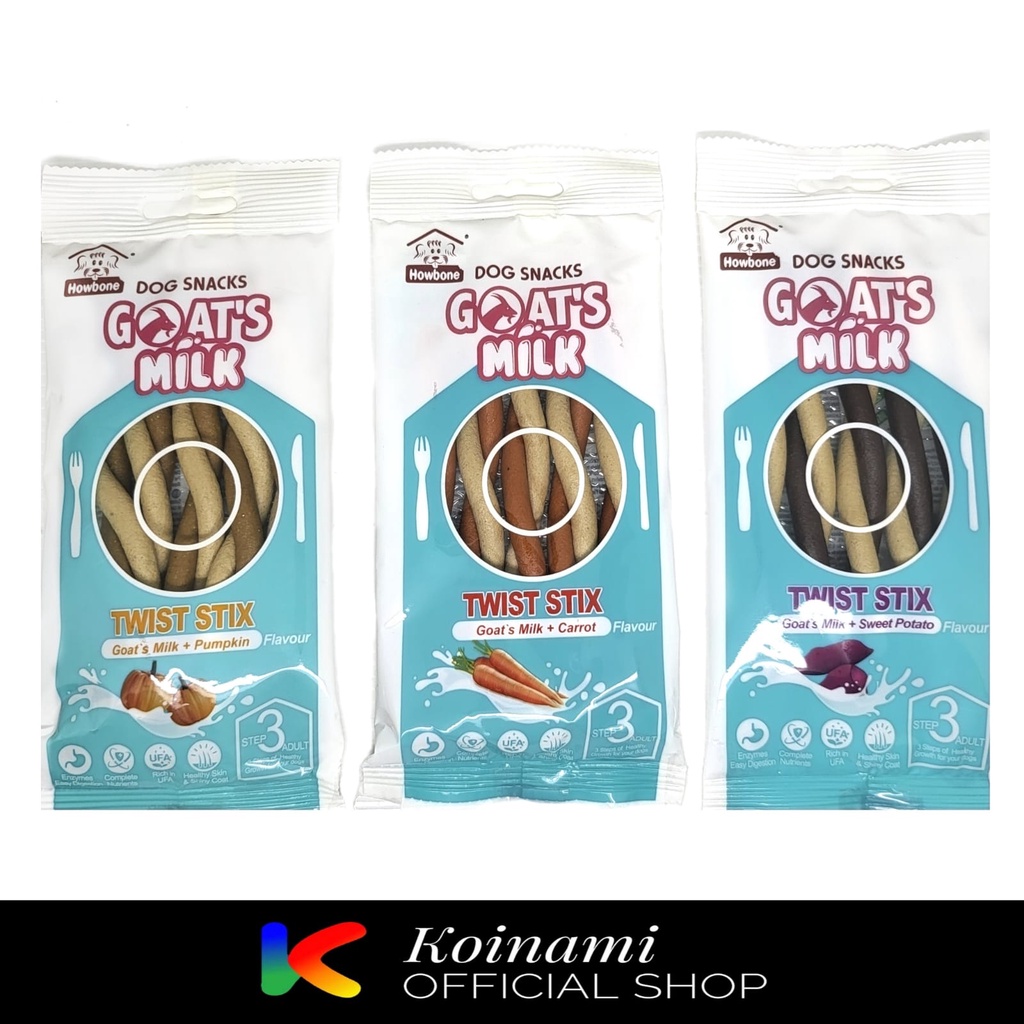 Howbone Goat's Milk 80gr - Dog Treats - Snack Anjing - Makanan Anjing - Cemilan Anjing